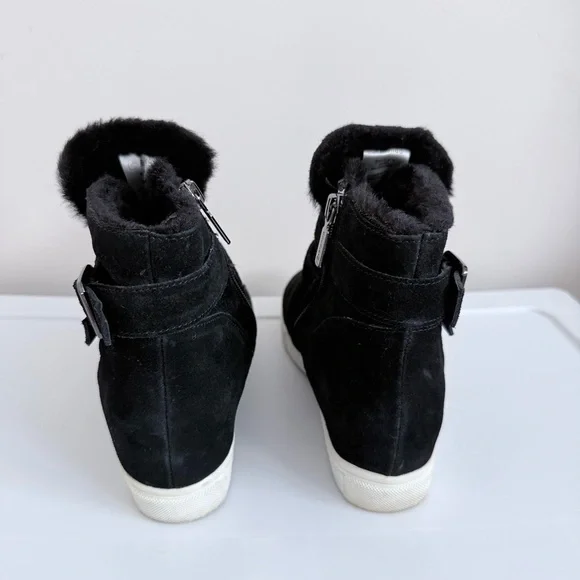 Blondo Womens Glade Waterproof Ankle Boot Sneaker Black Size 5.5 - Picture 3 of 6